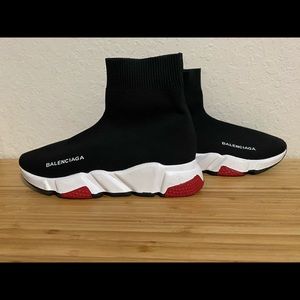 Balenciaga speed black,red,white